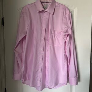 Jos A Bank Stretch Non Iron Extreme Slim Fit 16-33 Men's Pink Dress Shirt